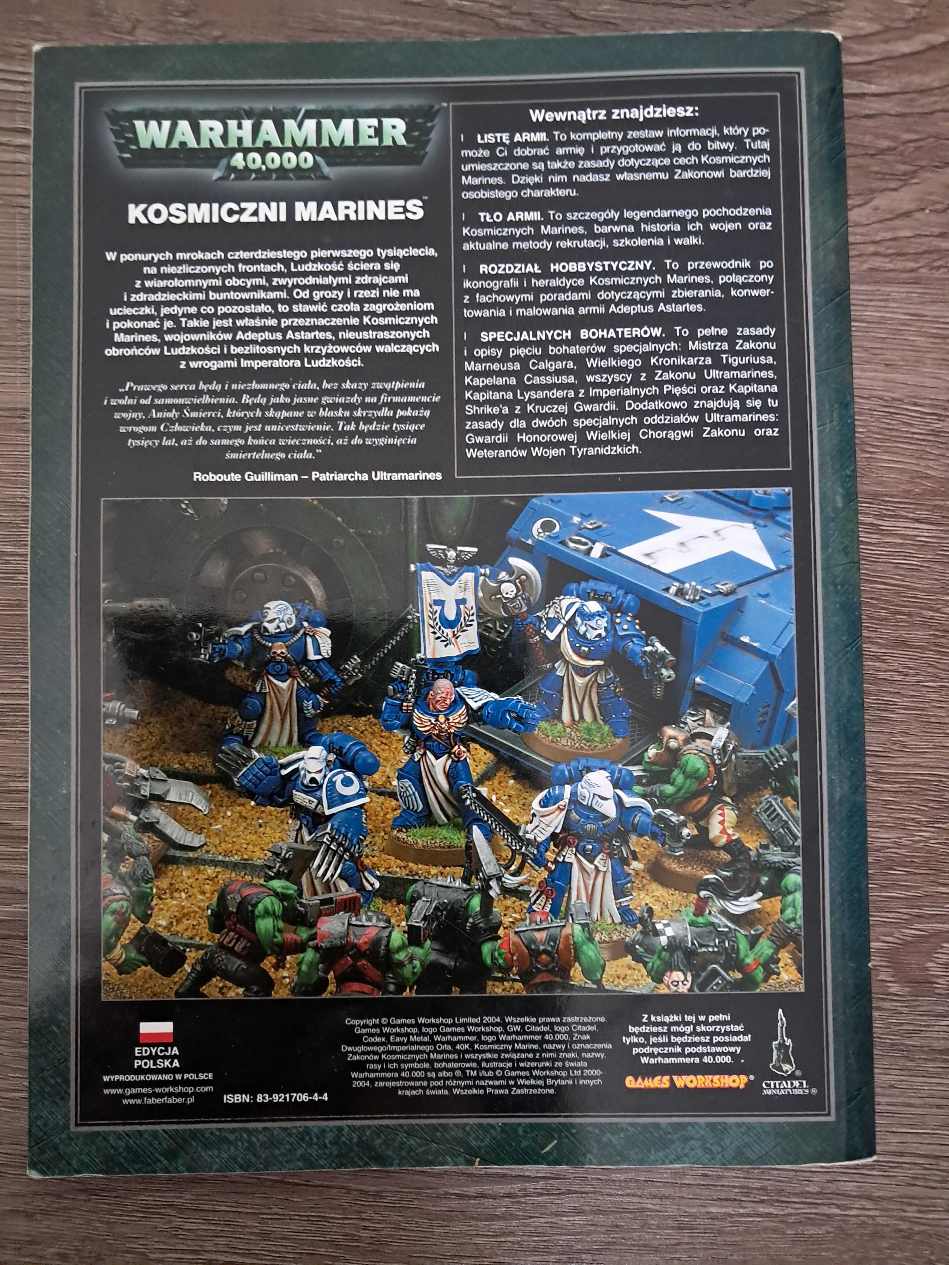 WH 40,000 Kodeks Kosmicznych Marines z 2005 roku