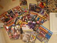 Revistas Multiconsolas e alguns folhetos e manuais Game Cube e Xbox