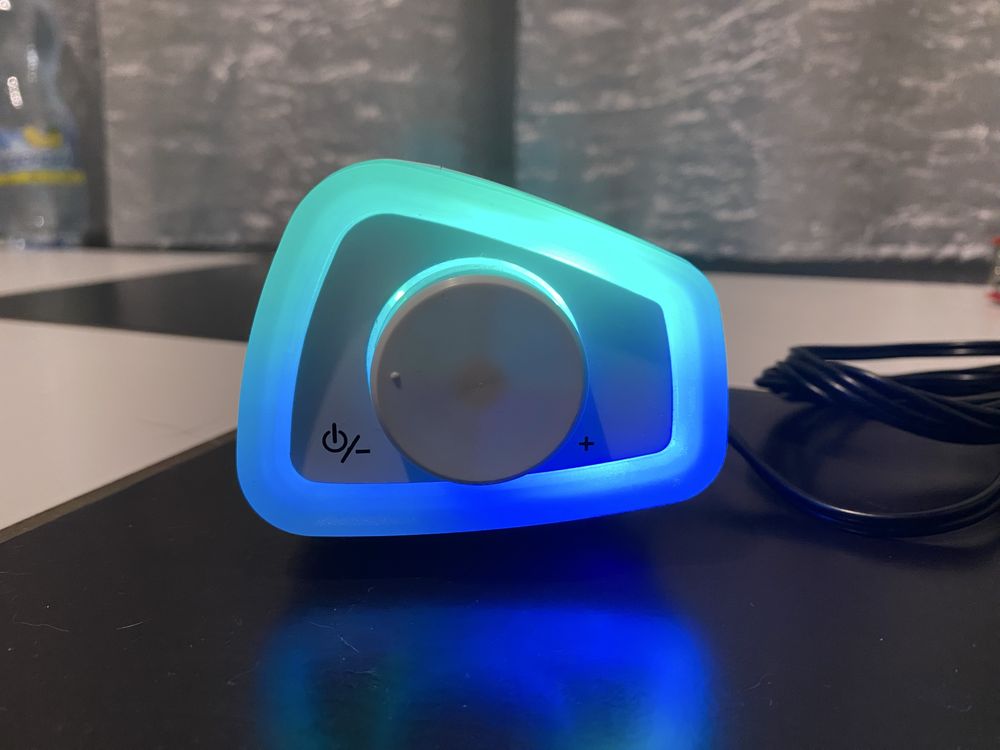 Колонка Bluetooth+3.5mm з сабвуфером та RGB підсвіткою