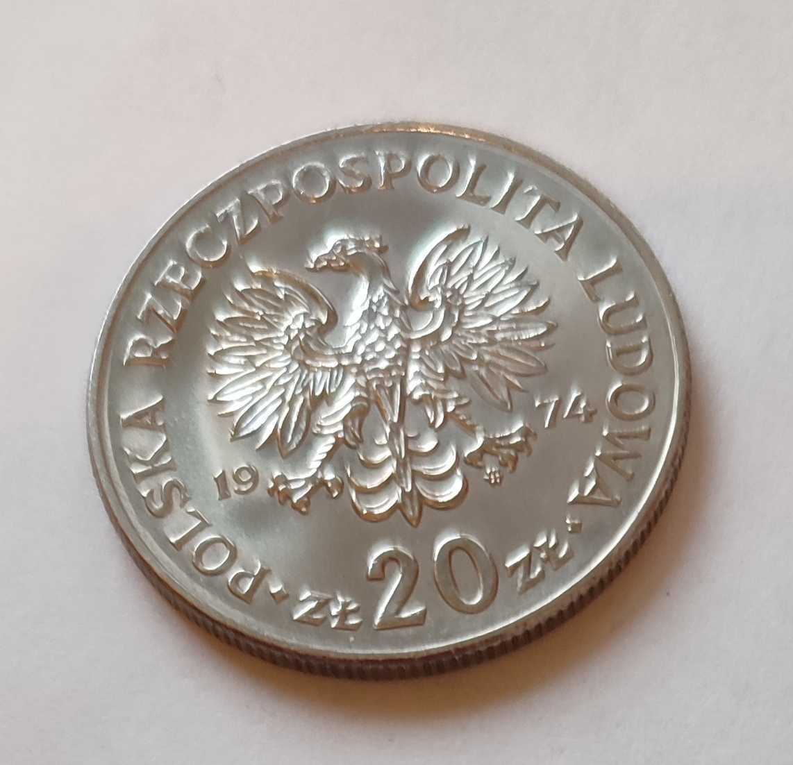 Moneta 20 złotych - Marceli Nowotko 1974