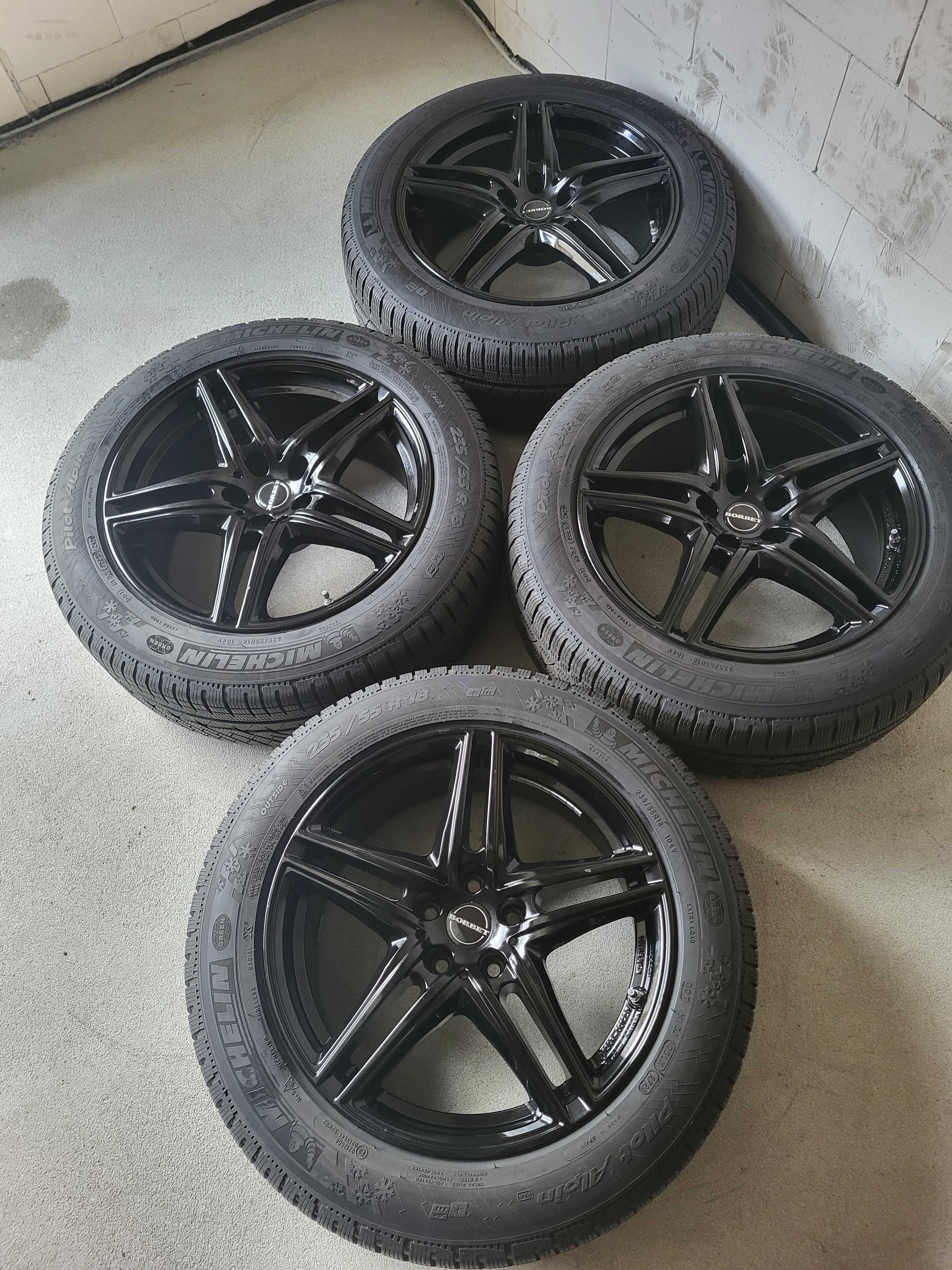 [k55] Koła zimowe BMW 18 Cali 5x112 Michelin 235/55/18 BMW x3 x4 20r