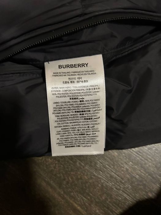 Burberry Detachable Sleeve Puffer Jacket