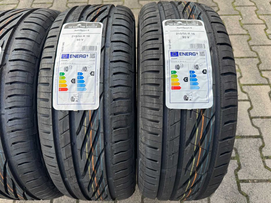 4x Nowe opony letnie 215/55r16 93V UNIROYAL RainSport 5 (2025r)