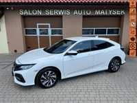 Honda Civic 1,0 130KM Rej.2018r Klima Navi Serwis 1Właściciel Koła lato/zima