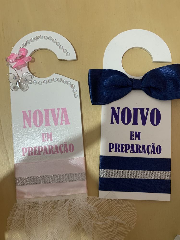 Placas “ Noivos em Preparacão”