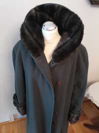 Płaszcz damski zimowy wełniany XL