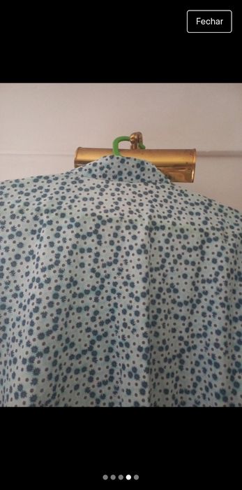 Camisa florida azul Benetton