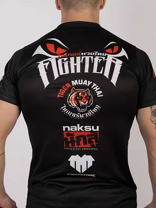 Мужская футболка Tiger Muay Thai для тренировок по муай-тай