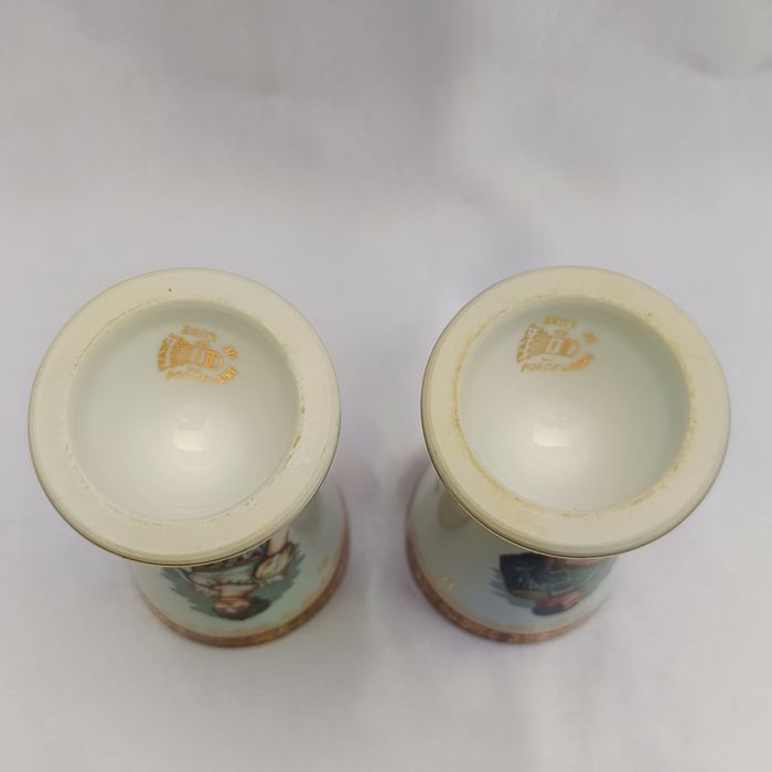 "Napoléon" Колекційні фарфорові бокали Limoges, D’Arceau-Limoges