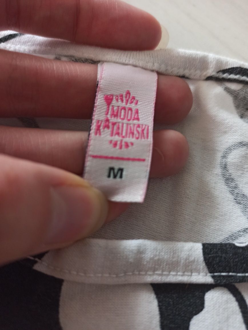 Tshirt z dwustronnym nadrukiem w psy