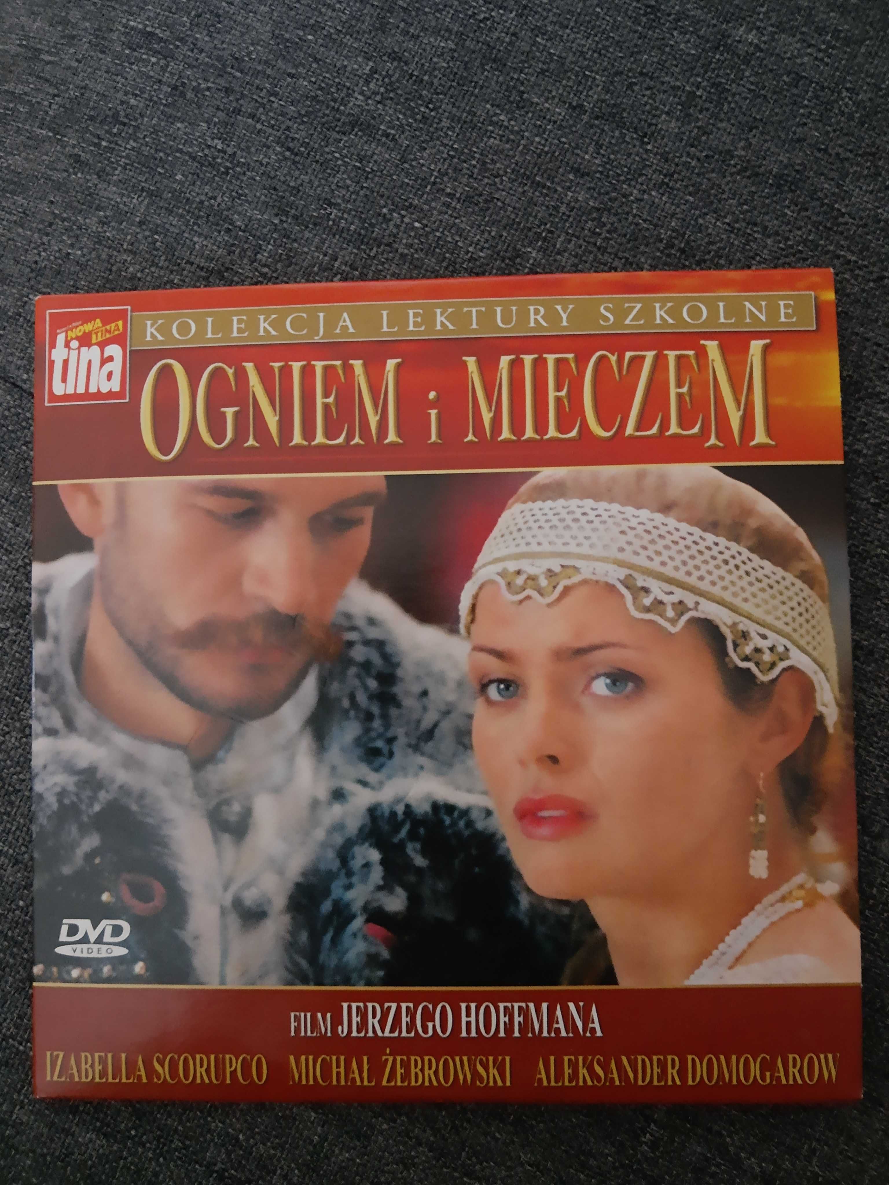 DVD film Ogniem i mieczem. Lektura  Scorupco, Żebrowski.