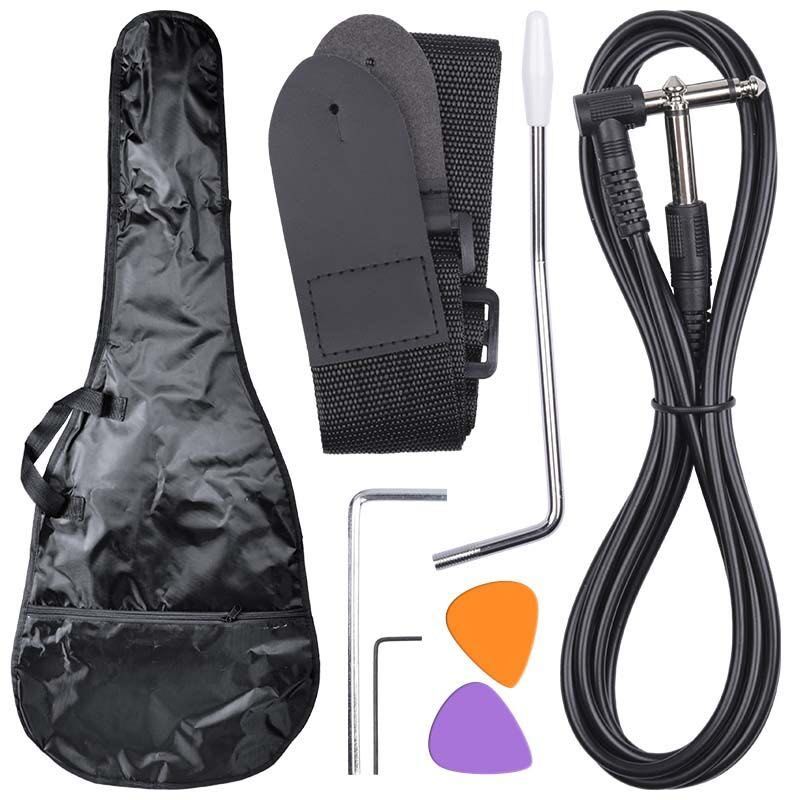 Zestaw Gitara Elektryczna z Piecykiem Gitarowym Pokrowiec + kabel + st