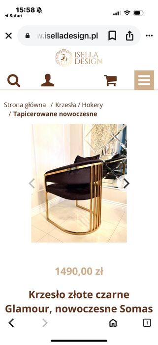 Sprzedam krzesła Glamour