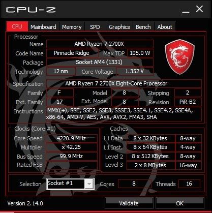 Ryzen 7 2700X повний комплект