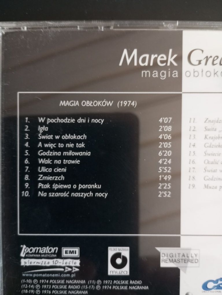 Płyta CD - Marek Grechuta - Magia Obłoków