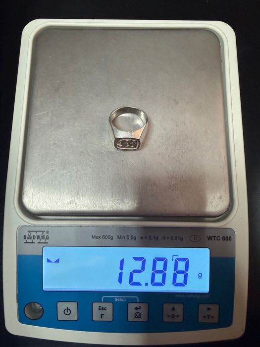 Sygnet Warmet | srebro 925 |stan bardzo dobry |biżuteria PRL | Vintage