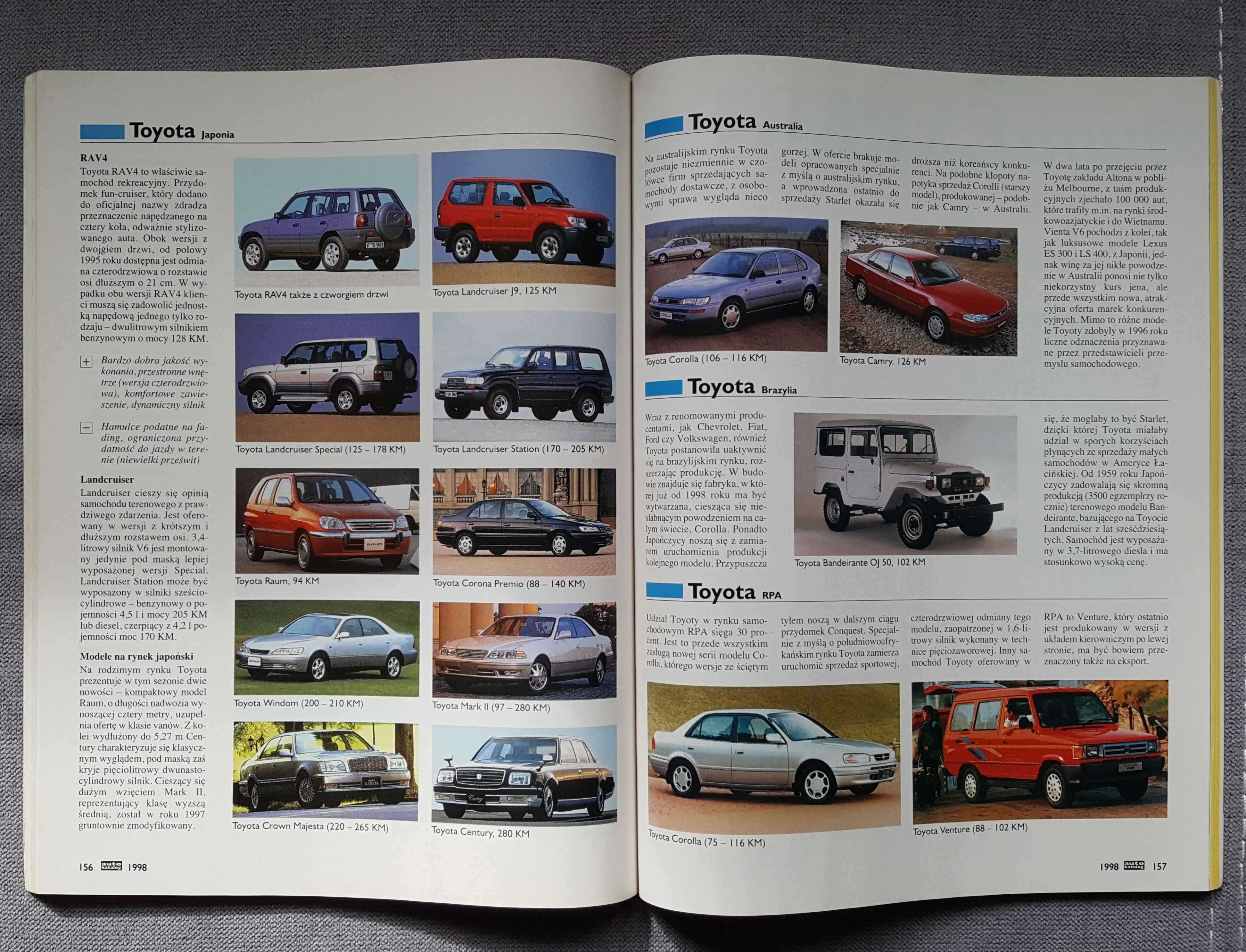 Nowy Auto Katalog 1998 - Samochody Świata