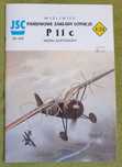 PZL P.11c JSC 602 1:24 myśliwiec kartonowy