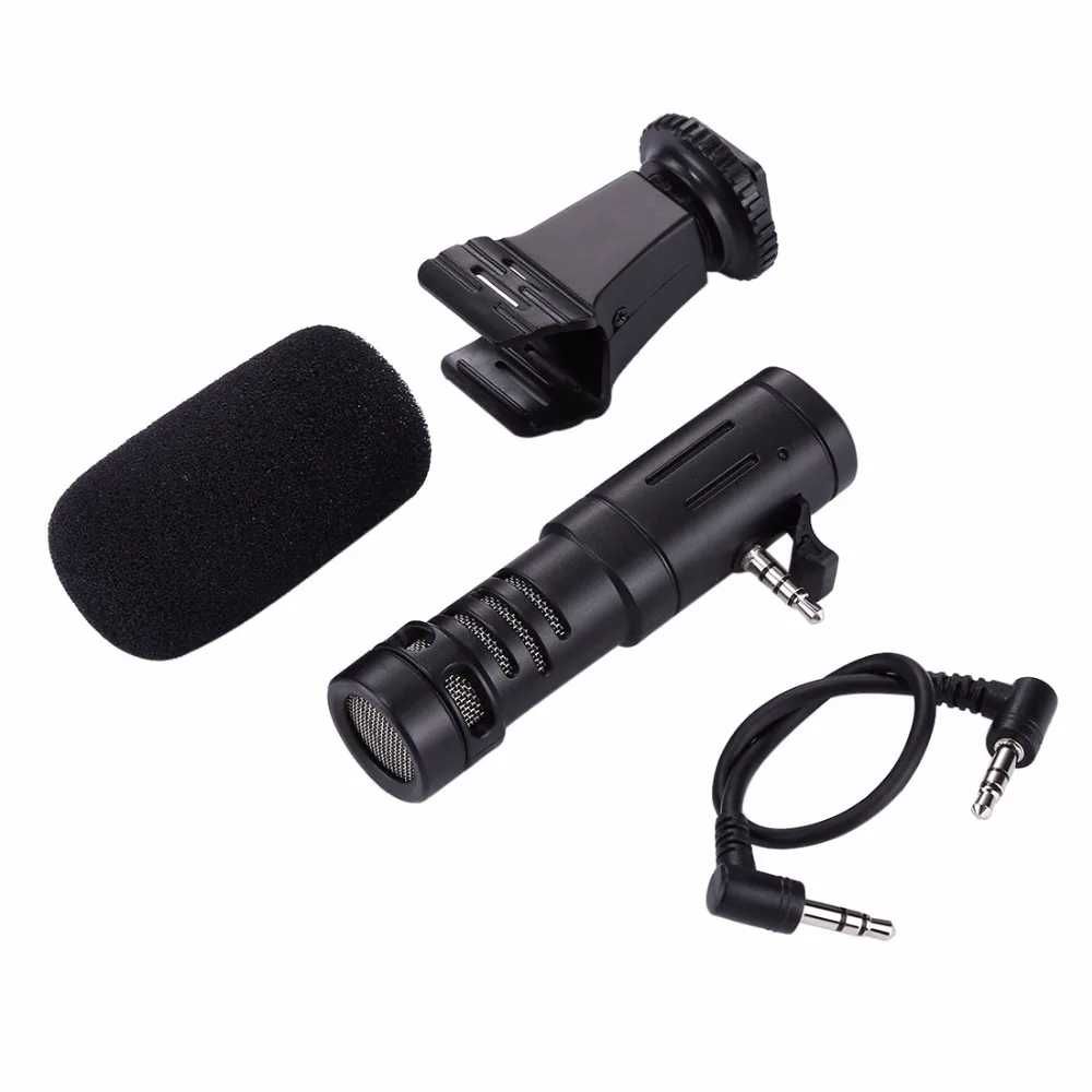 Конденсаторний мікрофон PULUZ 3,5 мм для DSLR, DV-камер та смартфонів