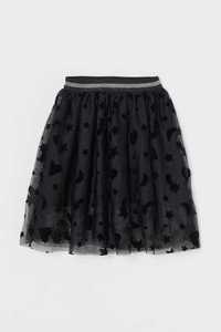 H& M Розкльошена  нарядна спідниця  юбка з фатину на підкладці 122-128