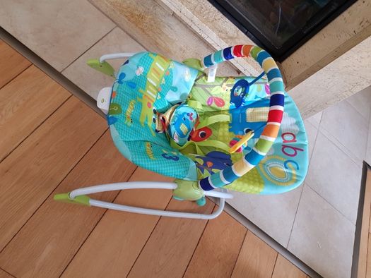 Bujaczek leżaczek wibrujące krzesełeczko dla maluszka Mothercare