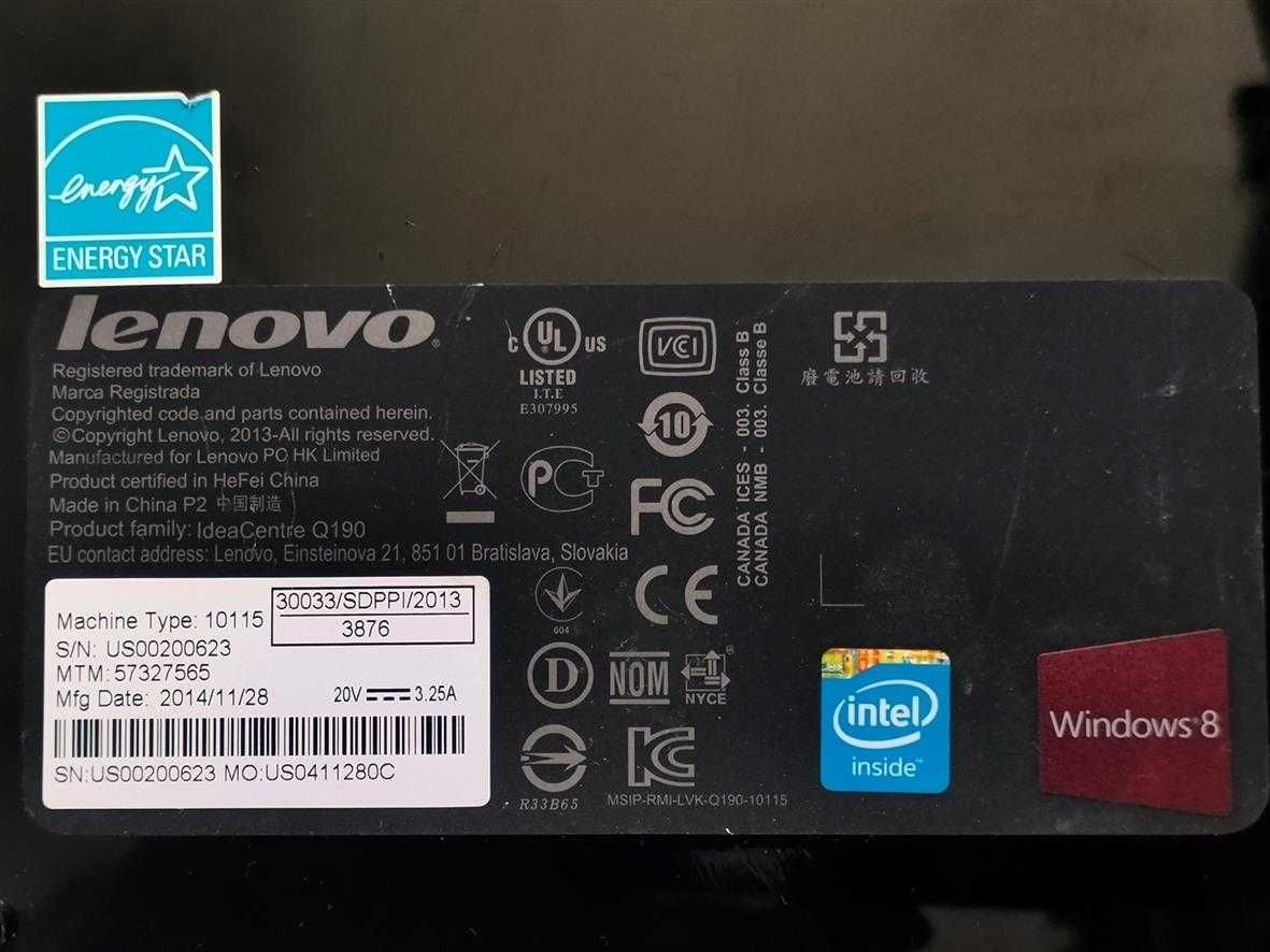 Lenovo Q190 - 256GB 8GB