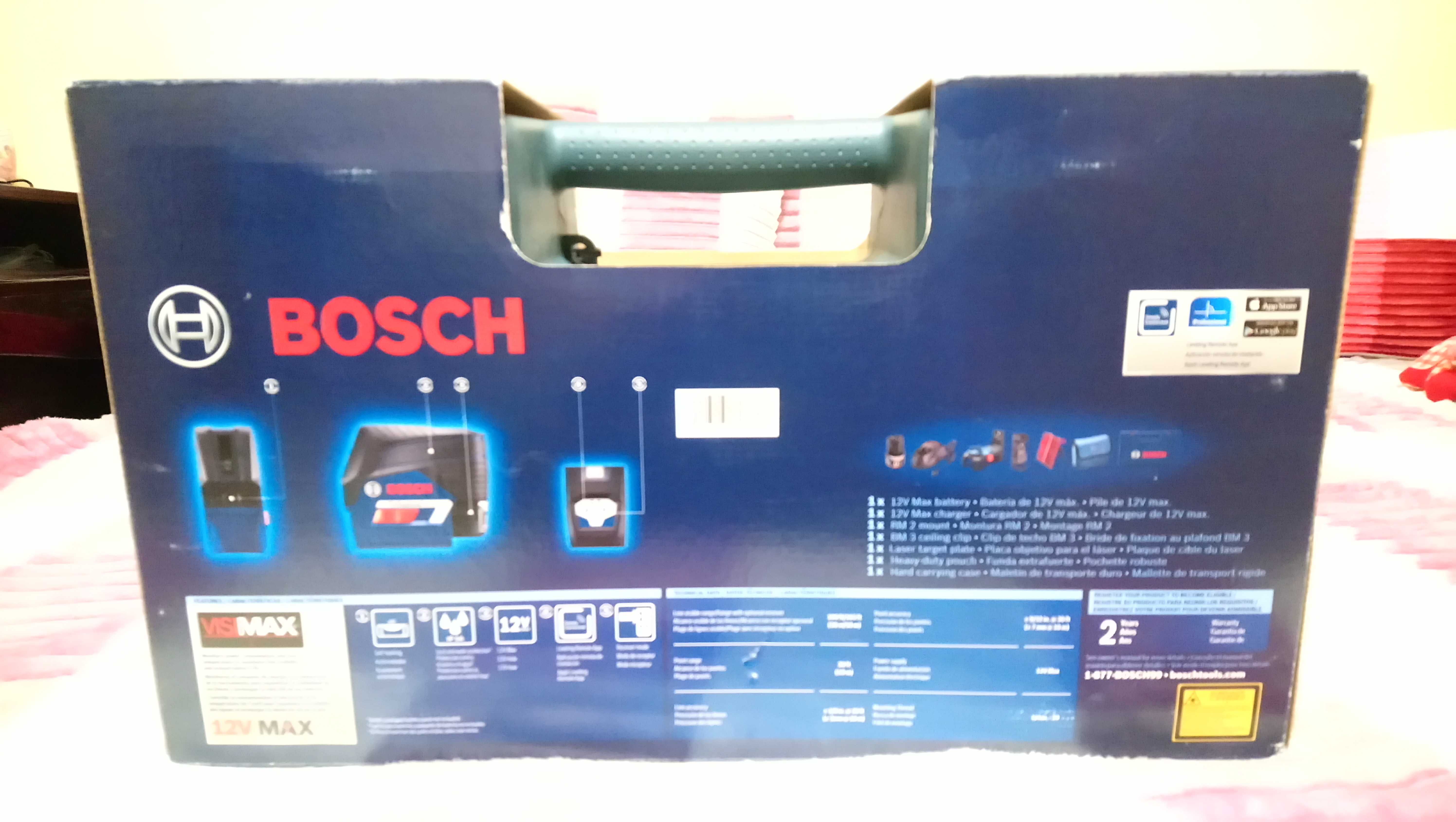 Лазерный уровень нивелир BOSCH GCL 100-80C Professional