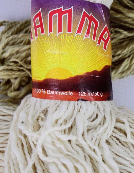 49.Włóczka Fiamma 100%Bawełna zestaw 240g