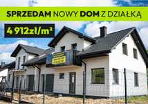 Sprzedam | Nowy Dom 141,9m²| Działka 524 m² - Ogrodzenie, Kostka, Tras
