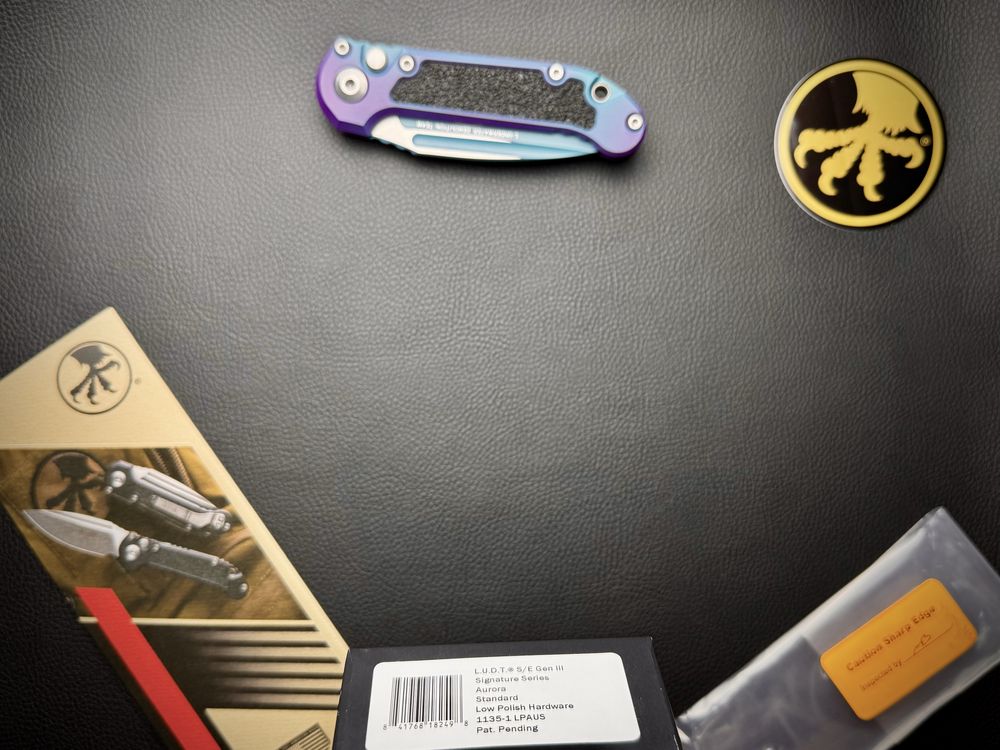 Нож Microtech LUDT Gen III Aurora M390MK Signature Series