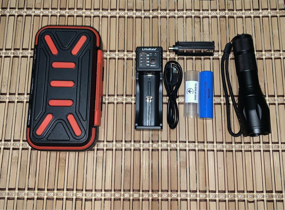 Ліхтарик ручний алюмінієвий Т6 800 LM