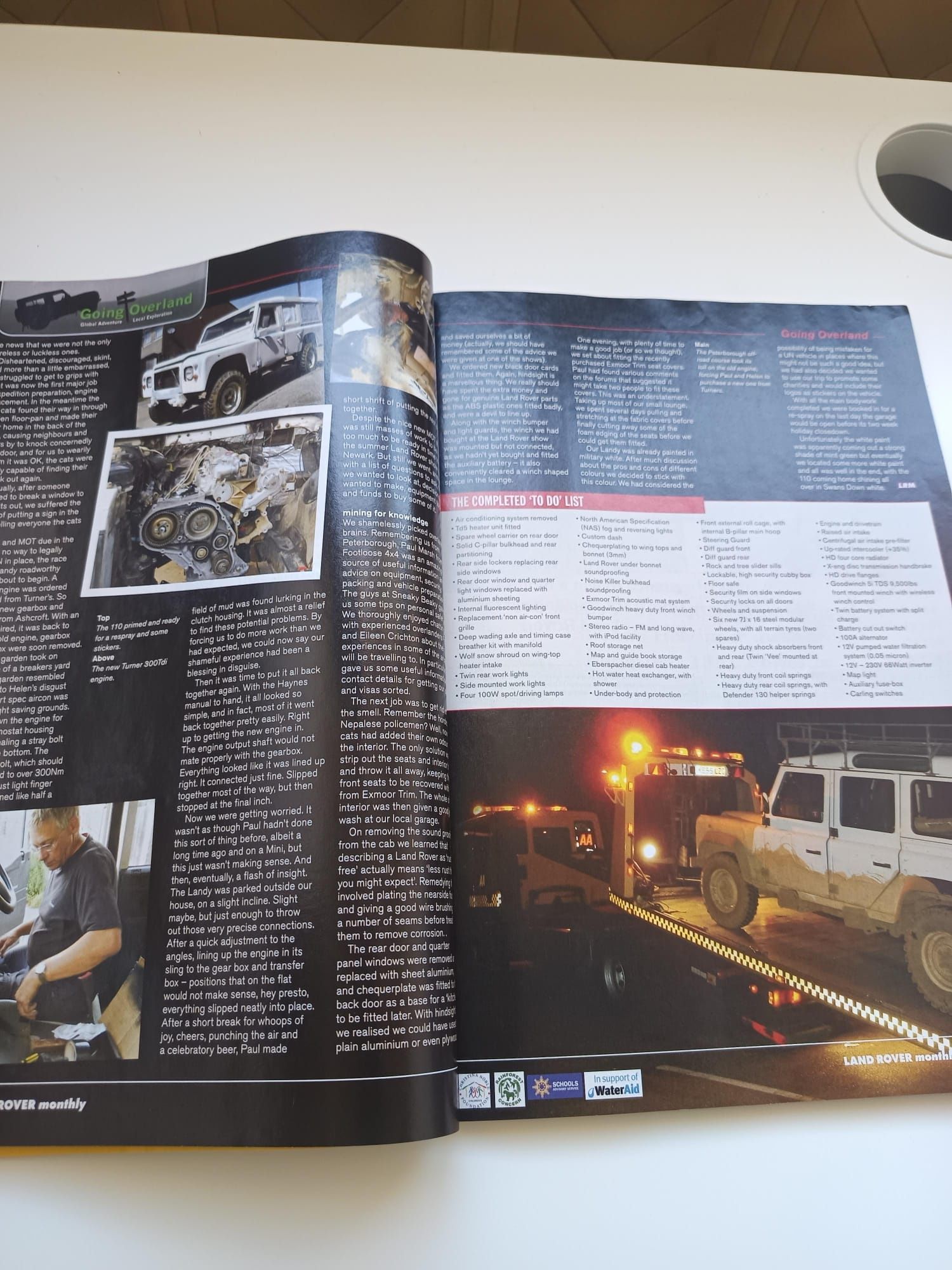 Land rover monthly