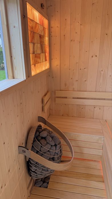 Sauna sucha i infrared IR montaż na miejscu.