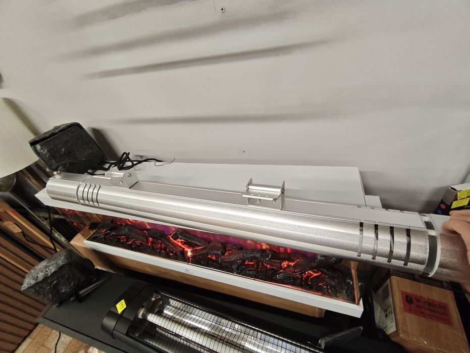 Promiennik ciepła natychmiast nagrzewa 3 stopnie mocy na pilota