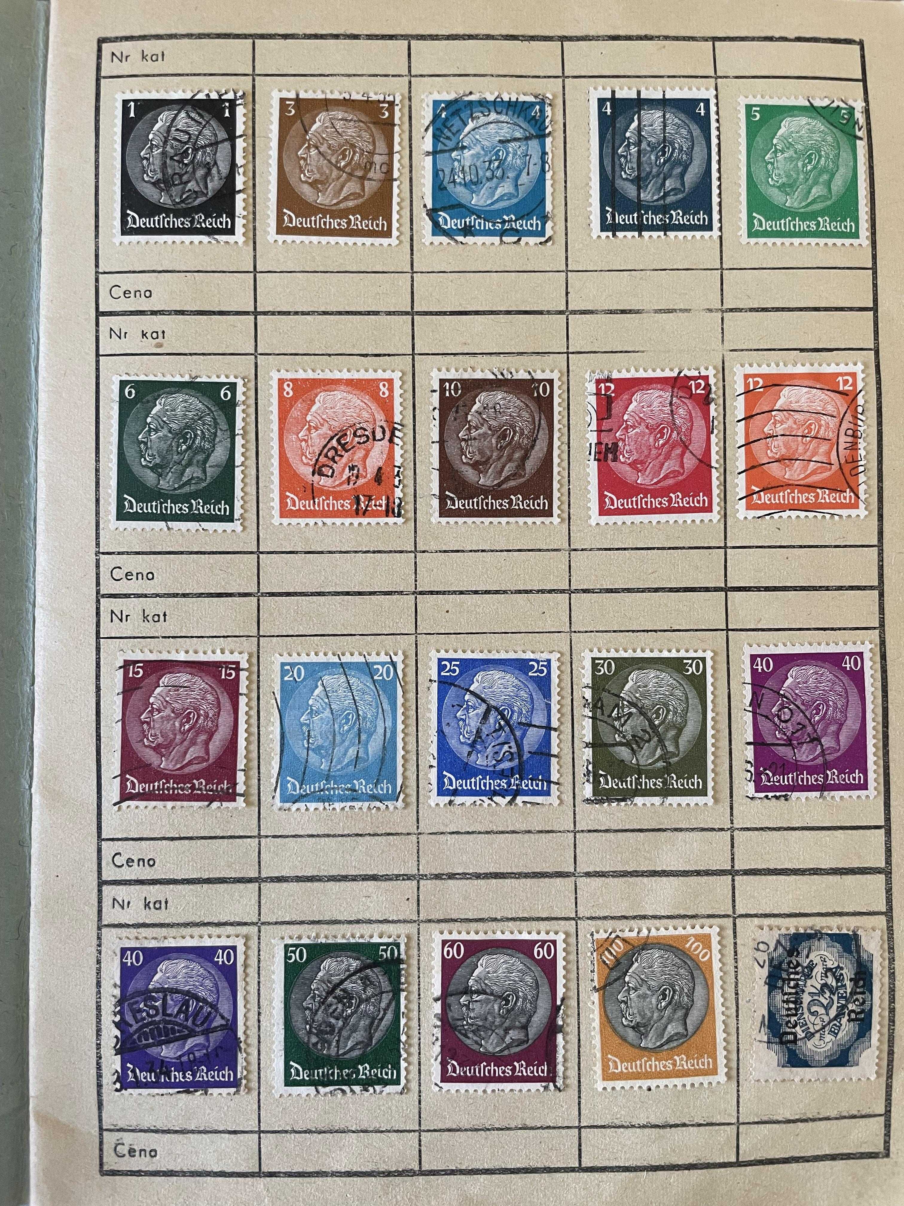 Znaczki Niemcy do 1945