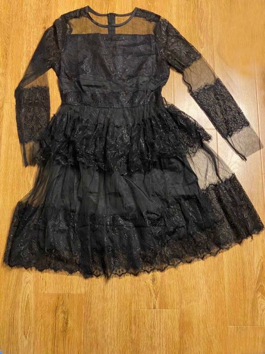 Плаття до Хеллоину в стилі Венсдей