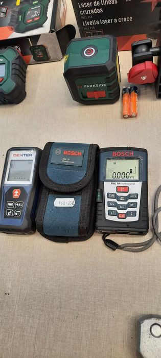 Laser medidores MILWAUKEE  LDM 100 e Boch DLE 70 profissional  DEXTER