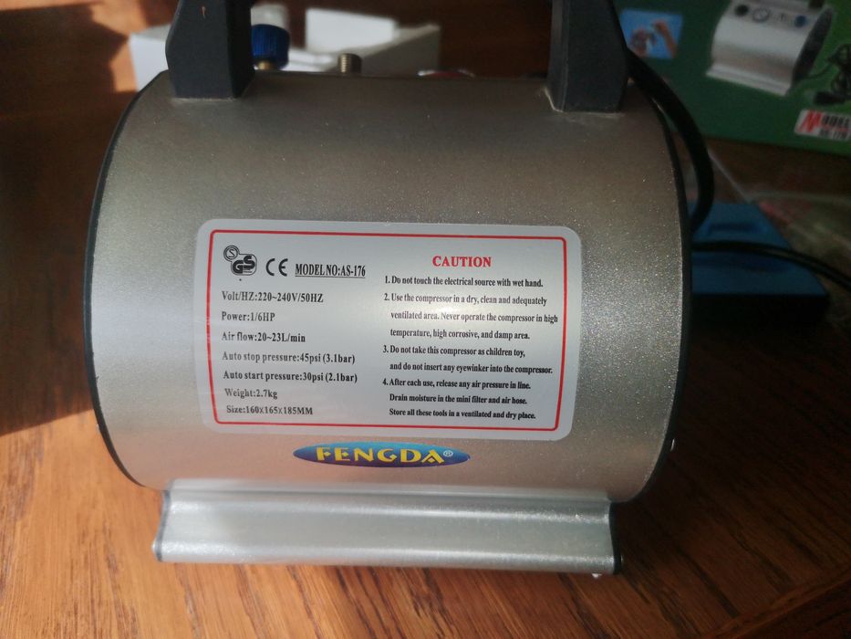 Kompresor, air, aerograf