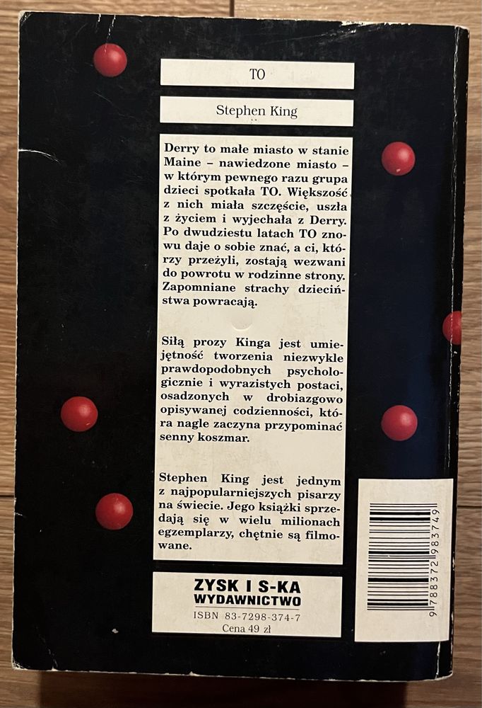 Książka To Stephen King