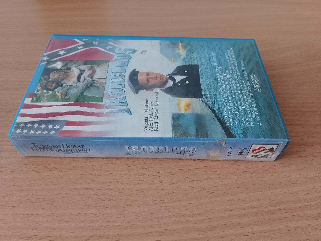 Film "IRONCLADS" na kasecie VHS - Morze wojny, morze miłości, wojenny