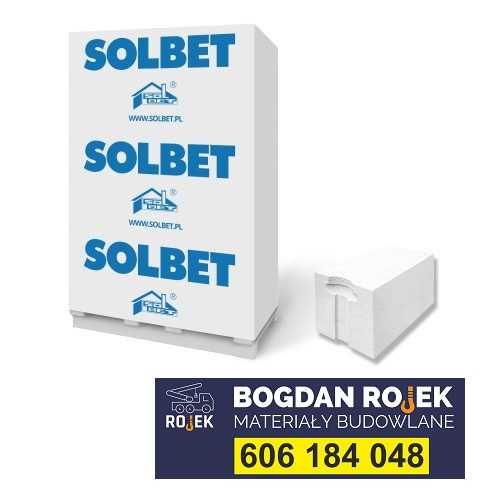 pustak SOLBET 24x24x59 bloczek betonowy silikaty suporex HDS zaprawa