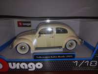 Bburago Volkswagen Kafer-Beetle (1955), skala 1:18