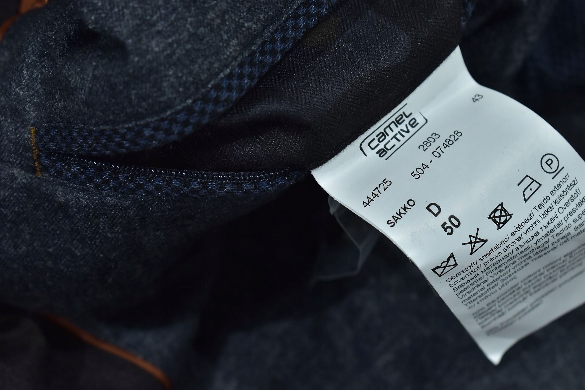 Camel Active Smart Casual Marynarka Męska Blazer 50