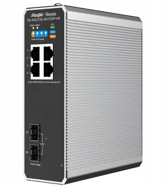 Switch Ruijie POE RG-NIS2100-4GT2SFP-HP