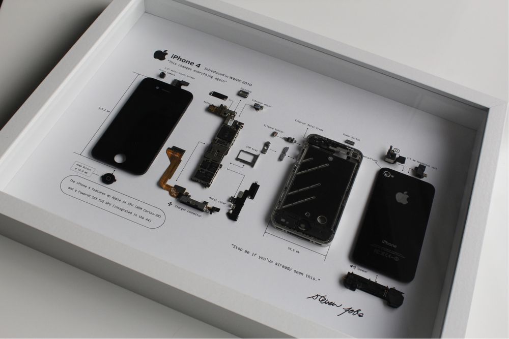 Quadro Iphone 4 (original e completo)