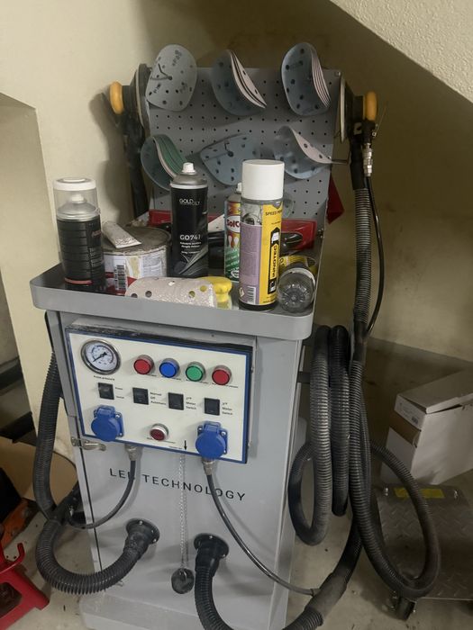 Maquina de lixar dupla