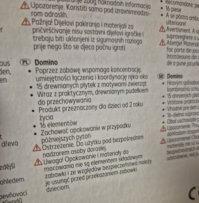 Drewniane domino farma