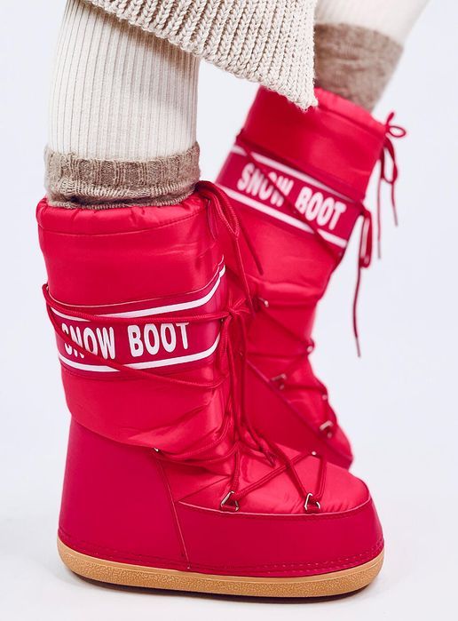 Snow Boots Wysokie Tange Red