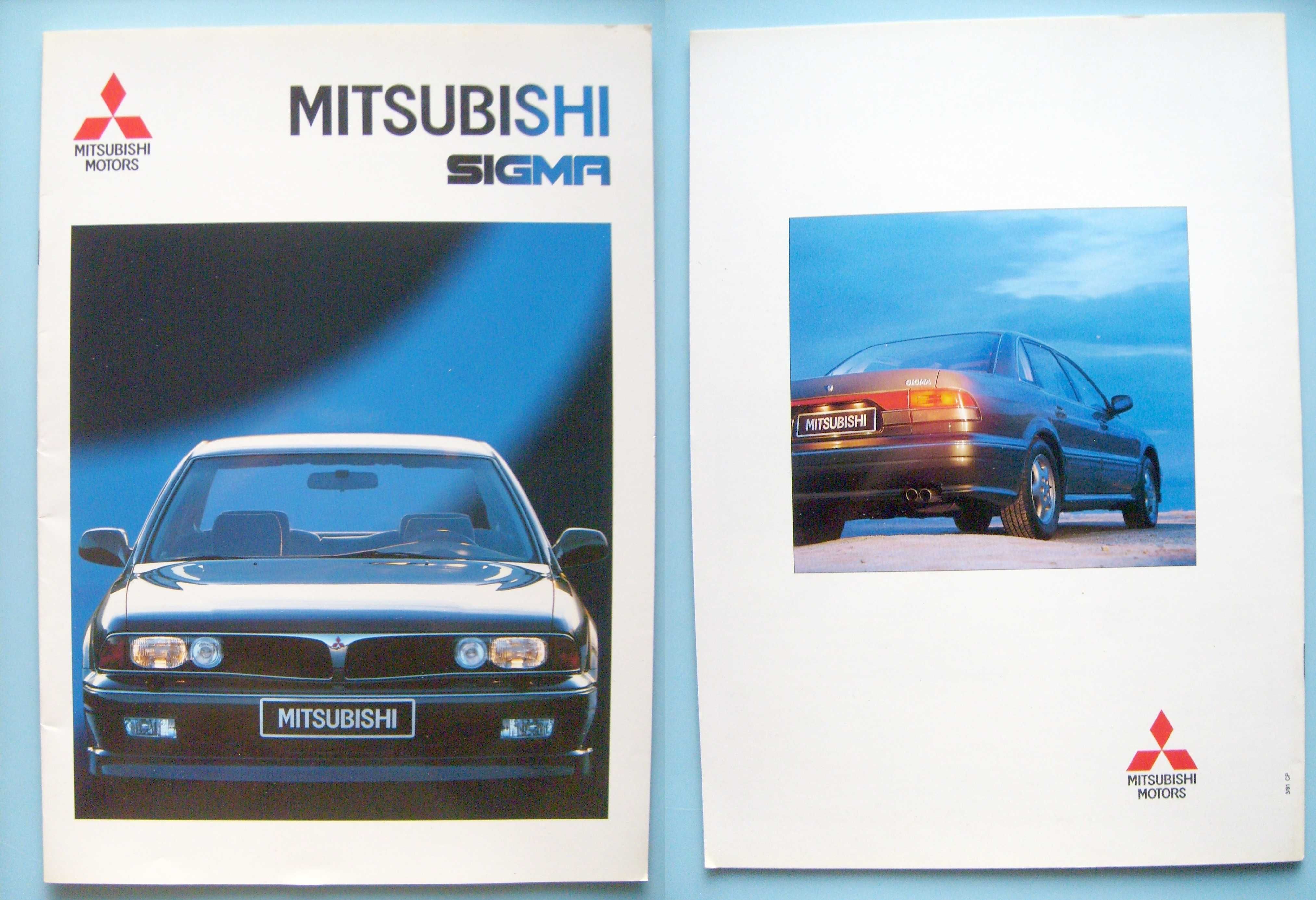 MITSUBISHI SIGMA 1991  / prospekt 24 strony, stan BDB * WYPRZEDAŻ !