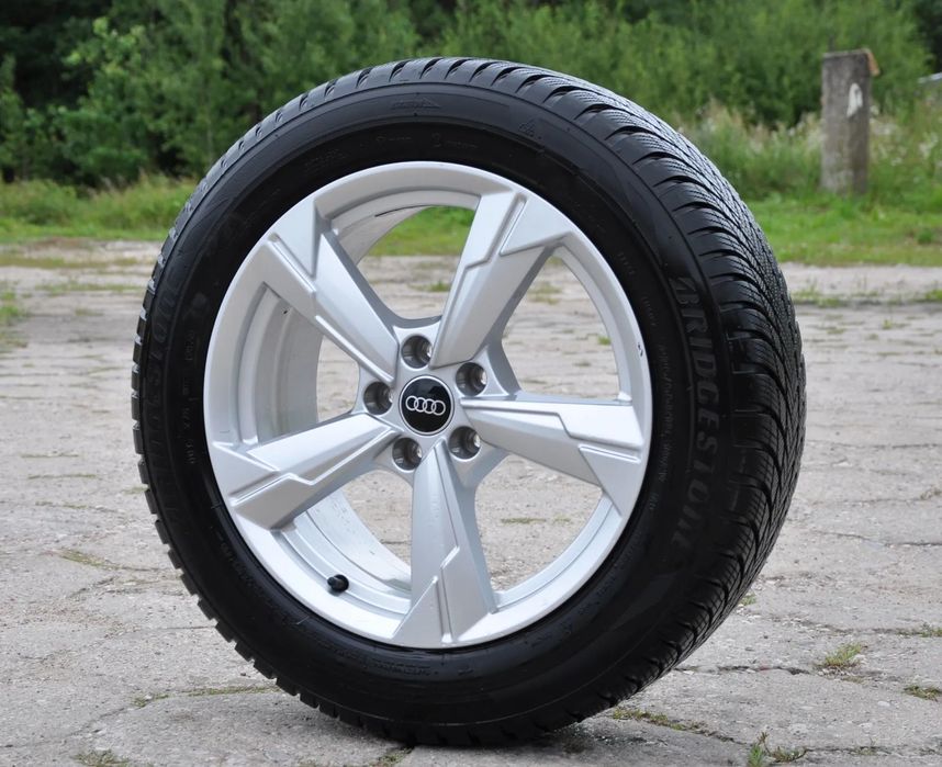Jak Nowe Koła r18 5x112 Audi a6 c8 opony zimowe Bridgestone 225/55r18 AO 2024